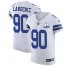Nike Dallas Cowboys #90 DeMarcus Lawrence White Mens Stitched With Established In 1960 Patch NFL New Elite Jersey