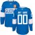 Mens Adidas Team Finland Personalized Authentic Blue Road 2016 World Cup NHL Jersey