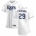 Tampa Bay Rays #29 Pete Fairbanks Mens Nike White Home 2020 Authentic Player MLB Jersey