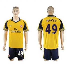 Arsenal #49 Macey Away Soccer Club Jersey