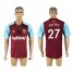 West Ham United #27 Payet Home Soccer Club Jersey