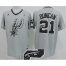 San Antonio Spurs 21 Tim Duncan Grey Revolution 30 Swingman NBA Jersey 2013 Christmas Style Signed Cheap