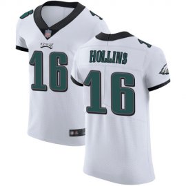 Nike Philadelphia Eagles #16 Mack Hollins White Mens Stitched NFL Vapor Untouchable Elite Jersey