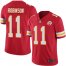 Nike Kansas City Chiefs #11 Demarcus Robinson Red Team Color Youth Stitched NFL Vapor Untouchable Limited Jersey