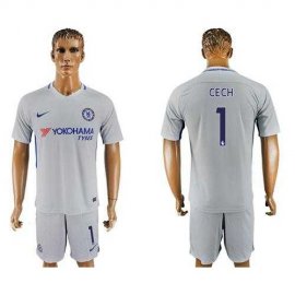 Chelsea #1 Cech Sec Away Soccer Club Jersey
