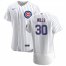 Chicago Cubs #30 Alec Mills Mens Nike White Home 2020 Authentic Player Jersey