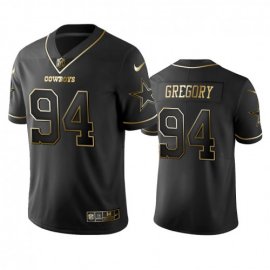 Nike Dallas Cowboys #94 Randy Gregory Black Golden Limited Edition Stitched NFL Jersey
