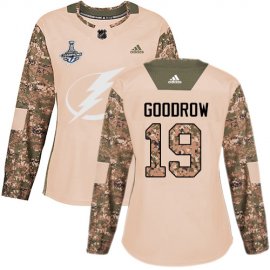 Adidas Tampa Bay Lightning #19 Barclay Goodrow Camo Authentic 2017 Veterans Day Womens 2020 Stanley Cup Champions Stitched NHL Jersey