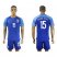 Brazil #15 Daniel Alves Blue Soccer Country Jersey