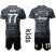 Juventus #77 Buffon Black Goalkeeper Kid Soccer Club Jersey
