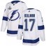 Adidas Tampa Bay Lightning #17 Alex Killorn White Road Authentic 2020 Stanley Cup Champions Stitched NHL Jersey
