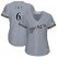 Milwaukee Brewers #6 Lorenzo Cain Grey Road Womens Stitched MLB Jersey