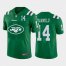 New York New York Jets #14 Sam Darnold Green Mens Nike Big Team Logo Player Vapor Limited NFL Jersey