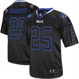 Nike Buffalo Bills #25 LeSean McCoy Lights Out Black Mens Stitched NFL Elite Jersey