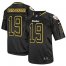 Nike Pittsburgh Steelers #19 JuJu Smith-Schuster Lights Out Black Mens Stitched NFL Elite Jersey