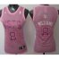 Cheap Women New Jersey Nets 8 Terrence Williams Pink Jersey
