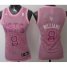 Cheap Women New Jersey Nets 8 Terrence Williams Pink Jersey