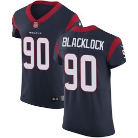 Nike Houston Texans #90 Ross Blacklock Navy Blue Team Color Mens Stitched NFL Vapor Untouchable Elite Jersey