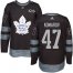 Adidas Toronto Maple Leafs #47 Leo Komarov Black 1917-2017 100th Anniversary Stitched NHL Jersey