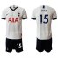 Tottenham Hotspur #15 Dier White Home Soccer Club Jersey