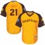Oakland Athletics #21 Stephen Vogt Gold 2016 All-Star American League Stitched Youth MLB Jersey