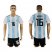 Argentina #16 Rigoni Home Soccer Country Jersey