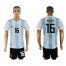 Argentina #16 Rigoni Home Soccer Country Jersey
