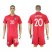 Chile #20 Meneses Home Soccer Country Jersey