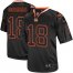 Nike Cincinnati Bengals #18 A.J. Green Lights Out Black Mens Stitched NFL Elite Jersey