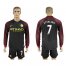 Manchester City #7 Sterling Away Long Sleeves Soccer Club Jersey