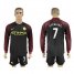 Manchester City #7 Sterling Away Long Sleeves Soccer Club Jersey