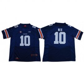 Auburn Tigers #10 Bo Nix Blue Limited Stitched College Jersey