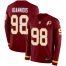 Nike Washington Football Team #98 Matt Ioannidis Burgundy Red Team Color Mens Stitched NFL Limited Therma Long Sleeve Jersey