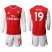 Arsenal #19 Pepe Red Home Long Sleeves Soccer Club Jersey