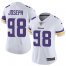 Nike Minnesota Vikings #98 Linval Joseph White Womens Stitched NFL Vapor Untouchable Limited Jersey