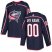 Mens Adidas Blue Jackets Personalized Authentic Navy Blue Home NHL Jersey
