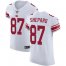 Nike New York Giants #87 Sterling Shepard White Mens Stitched NFL Vapor Untouchable Elite Jersey