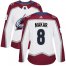 Adidas Colorado Avalanche #8 Cale Makar White Road Authentic Womens Stitched NHL Jersey