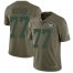 Nike New York Jets #77 Mekhi Becton Olive Youth Stitched NFL Limited 2017 Salute To Service Jersey
