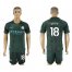 Manchester City #18 Delph Sec Away Soccer Club Jersey