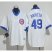 Chicago Cubs #49 Jake Arrieta White(Blue Strip) Cooperstown Womens Stitched MLB Jersey