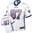 Nike New England Patriots #87 Rob Gronkowski White Mens Stitched NFL Elite Drift Fashion Jersey