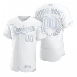 Los Angeles Dodgers Custom Men”s Nike Platinum MLB MVP Limited Player Edition Jersey