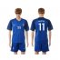 France #11 Martial Blue Soccer Country Jersey