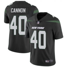 Nike New York Jets #40 Trenton Cannon Black Alternate Mens Stitched NFL Vapor Untouchable Limited Jersey