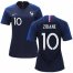 Womens France #10 Zidane Home Soccer Country Jersey