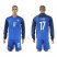 France #17 Digne Home Long Sleeves Soccer Country Jersey