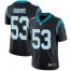Nike Carolina Panthers #53 Brian Burns Black Team Color Youth Stitched NFL Vapor Untouchable Limited Jersey