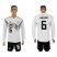 Germany #6 Khedira White Home Long Sleeves Soccer Country Jersey