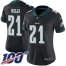 Nike Philadelphia Eagles #21 Jalen Mills Black Alternate Womens Stitched NFL 100th Season Vapor Untouchable Limited Jersey